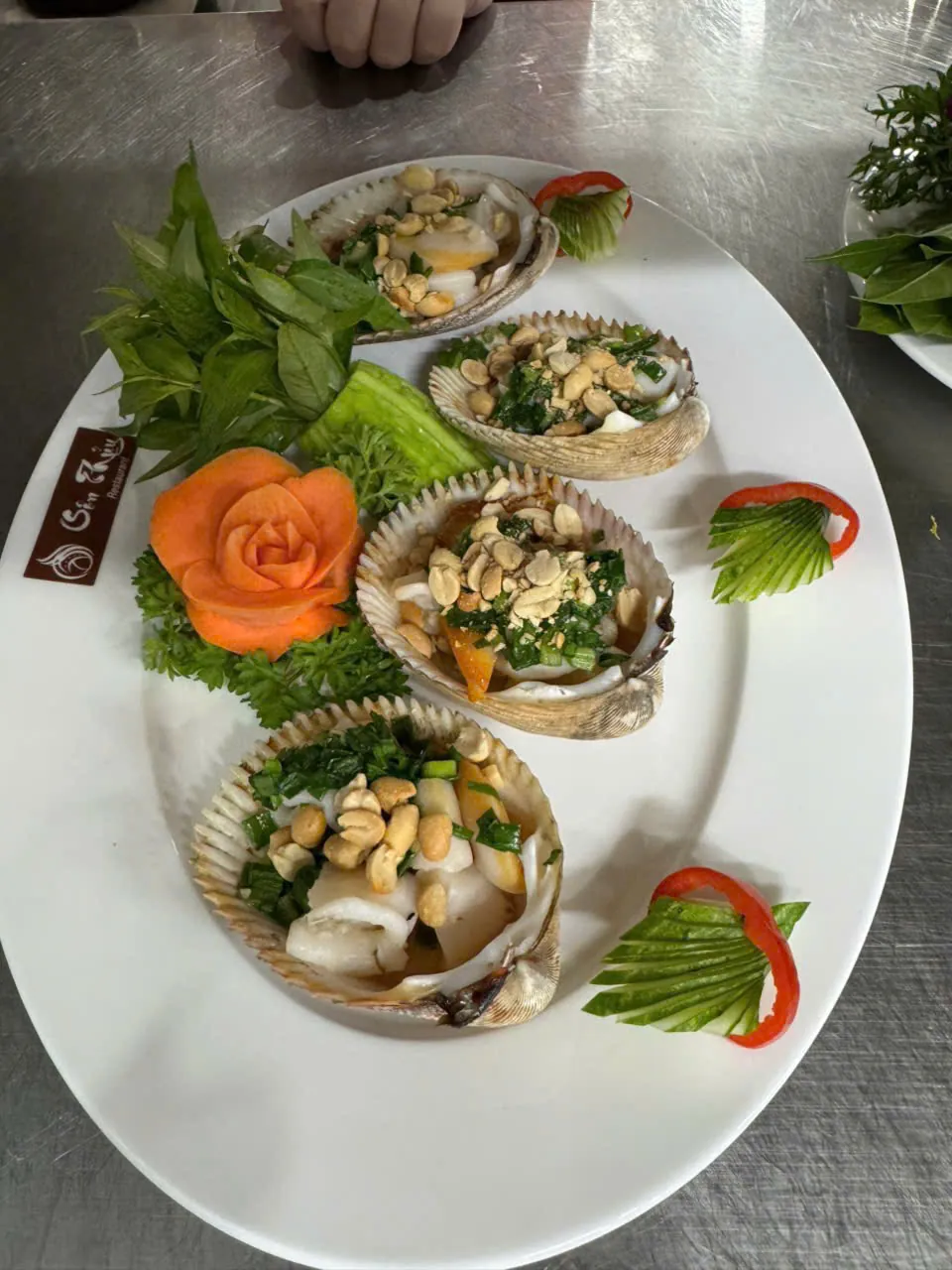 Sò Dương Nướng Mỡ Hành