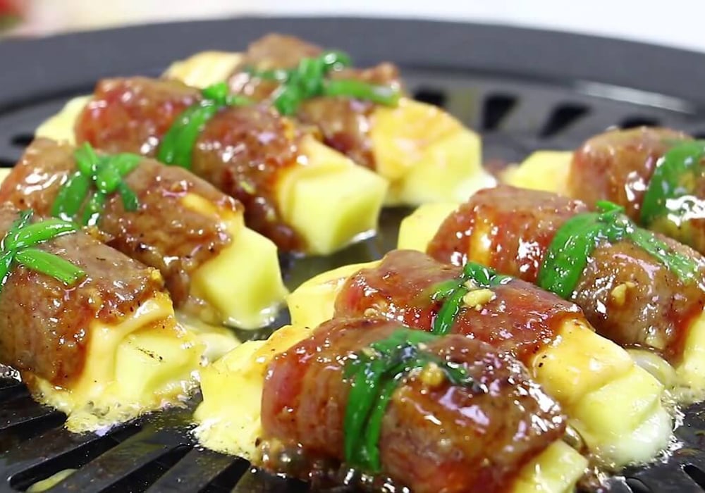 Bò Cuộn Phô Mai