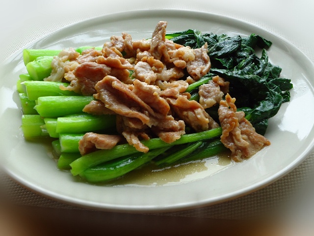 Cải Rổ Xào Bò