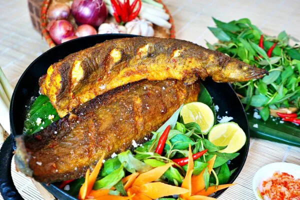 Cá Chạch Lấu Nướng Muối Ớt