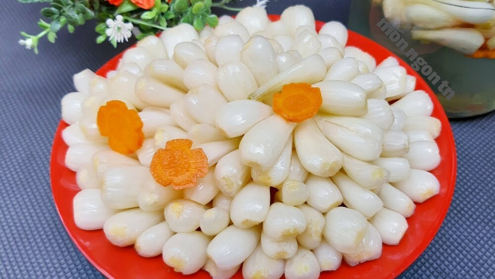 Cách làm củ kiệu truyền thống trắng giòn cho ngày Tết