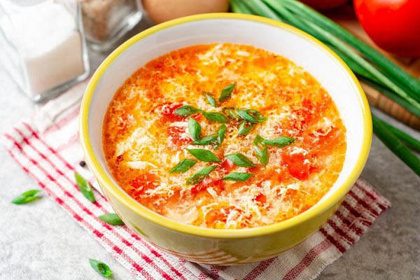 Canh Trứng Cà Chua
