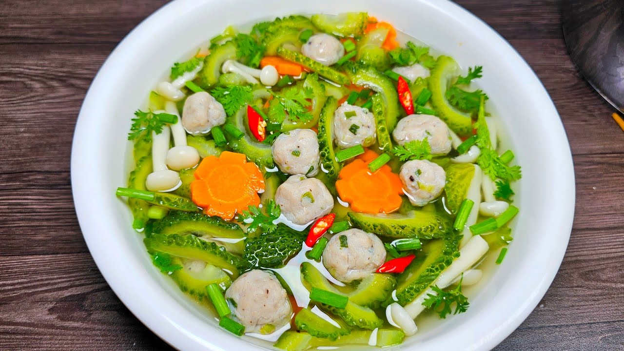 Canh Khổ Qua Cá Thác Lác
