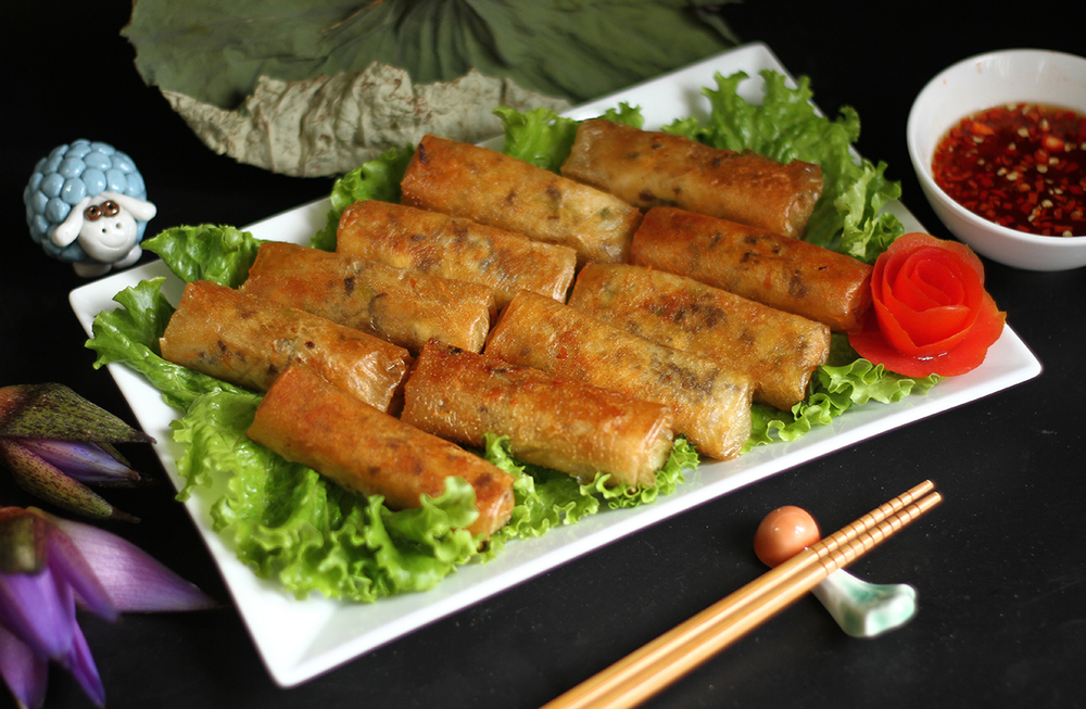 Chả ram làm mâm cỗ ngon miền Bắc