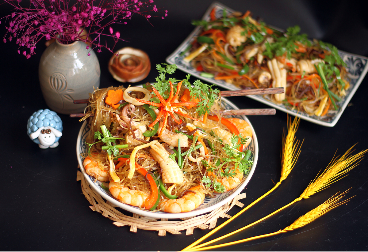Miến Xào Tôm
