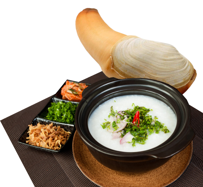 Ốc Vòi Voi Nấu Cháo